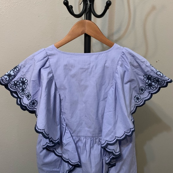 NWT Kate spade daisy embroidered top xs - Picture 6 of 10